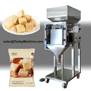 Automatic Linear Weigher Filling Machine for Rice Salt Seed Oats Beans Nuts Almonds Small Grains thumbnail-1