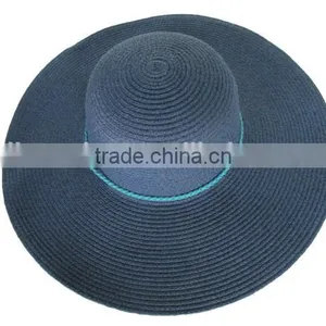 China Hot Sale Ladies Fashion Straw Wholesale Straw Floppy Hats thumbnail-1