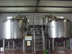 Stainless Steel Turnkey Microbrewery Equipment Brewhouse System Craft Brewing Plant thumbnail-1