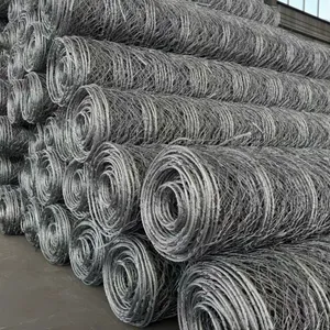 High Tensile Galvanized Hr 100 Reinforced Mesh Cheap Price Hexagonal Rockfall Net for Slope Protection Plain Weave Cutting thumbnail-4