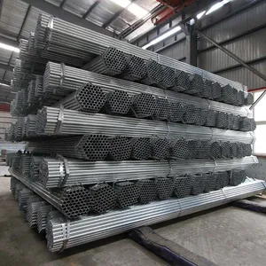 Industrial Grade Round Steel Tubes Pre GI Welded, Pre-Galvanized, Schedule 40 Applications thumbnail-2