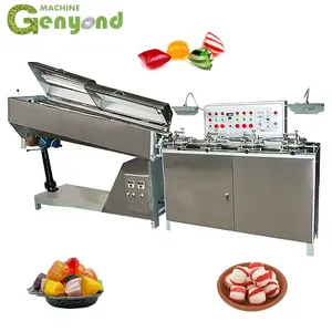 Shanghai Genyond Factory Hard Candy Production Line Drop Roller Toffee Apple Jelly Sweet Bear Gummy Candy Make Machine thumbnail-4
