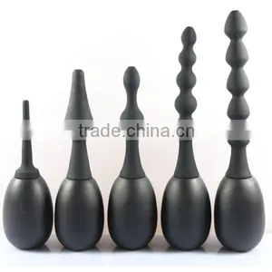 NEW Man Woman Masturbation Pussy Vagina Insertable Water Injection Butt Plug Anal Sex Toys Butt Plug thumbnail-1
