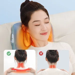 OEM Rechargeable Neck Massage Pillow for Home & Office Relaxation MH-NS03 thumbnail-3