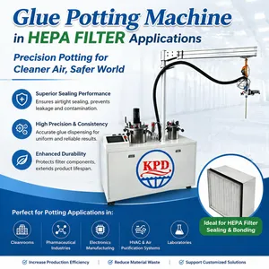 Automatic Two Components Glue Dispensing Machine for Epoxy Resin PU Glue AB Glue Auto Metering and Mixing Machine thumbnail-2