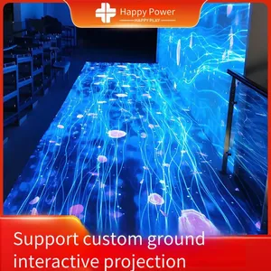 5d Holographic Interactive Light and Shadow Ground Projection, Immersive Naked-eye Wall Projection for Bars, Ktvs, Corridors, Outdoor Banquet Halls thumbnail-1