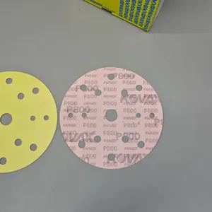 KOVAX SUPER TACK DISC Yellow Film (Hook & Loop Film Sanding Disc thumbnail-1
