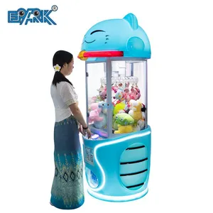 Claw Machine Cat Theme Prize Vending Game With Transparent Cabinet for Shopping Malls Arcades and Family Entertainment Centers thumbnail-1