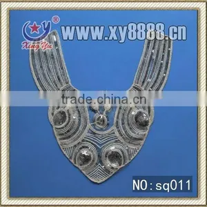 Embroidery Neck Lace Neck Patch thumbnail-1
