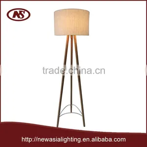Europe Stayle Home Decoration E27 VDE/CE Modern Wood Floor Lamp thumbnail-1