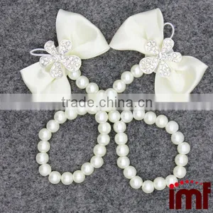 Baptism Gift,Christening,Baby Girl Gift,Foot Jewelry,Newborn Shoes thumbnail-1