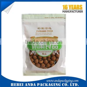 Customized Plastic Food Packaging for Nuts/melon Seeds Stand up Pouch/dried Fruit Plastic Sachet Bag thumbnail-1