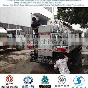 6000 Liter Bitumen Paver, 6 m3 Bitumen Tanker Truck thumbnail-5