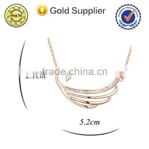Fashion High Quality Crystal Double Chain Neckace thumbnail-1