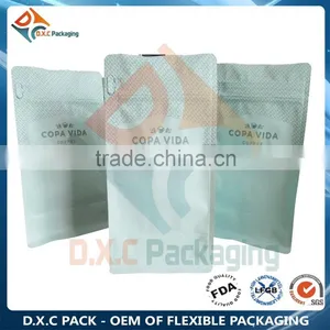 OEM Plastic Food Packaging Pouch Bag With Front Zipper thumbnail-2