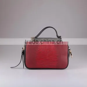 M3522 Wholesale Lizard Handbags Cross Body Bag Red Shoulder PU Bags thumbnail-2