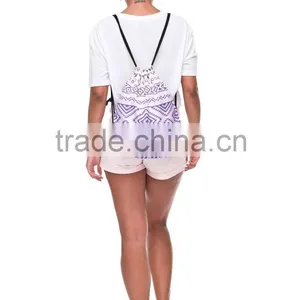 Brand New Hot Sale 3D Printed Aztec Gym Sack Drawstring Bag thumbnail-4