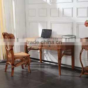Conservatory Cane Desk and Chair thumbnail-1