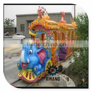 Hot Selling Children Playground Attractions Amusement Elephant Track Train Rides thumbnail-6