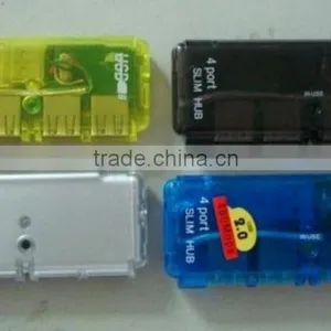 China Export Portable Novelty Slim USB 2.0 Hub 4 Port With Short Hide Cable thumbnail-5