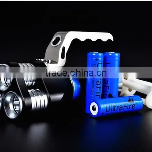 3LED Hand-held Portable Aluminum Flashlight 30W Rechargeable Portable Searching Flashlights thumbnail-6