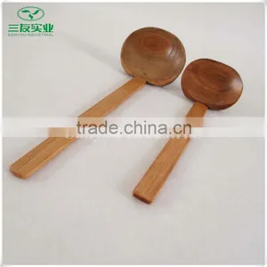 Top Quality Natural Big Wooden Soup Spoon thumbnail-1