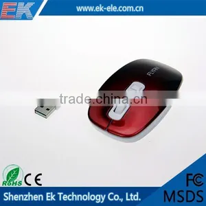 China Hot Sale High Quality Fashion Red 2.4Ghz Cheap Wireless Mouse thumbnail-1