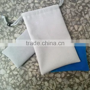 High-end Velour Smart Phone Bag With Button thumbnail-5
