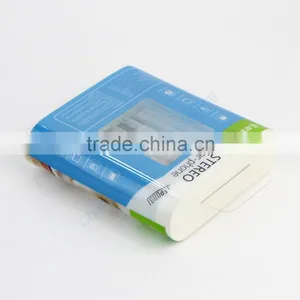 Cheap Small Plastic Cylinder Box for Ear Phone thumbnail-6