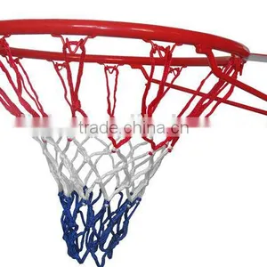 Nylon 3 Colored Red White Blue New Basketball Nets Goal Rim Mesh Good Quality thumbnail-1