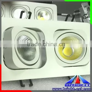 CRI>80 Square COB Led Downlight,adjustable 360 Led Downlight thumbnail-1