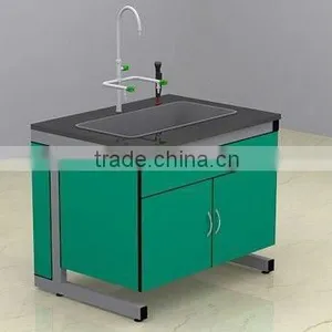PP Material Sink + Solid Brass Faucet Lab Sink Table thumbnail-5