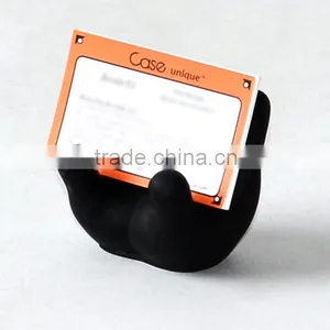 Plastic Black Hand Shape Name Card Holder Office Desk Accessories thumbnail-1