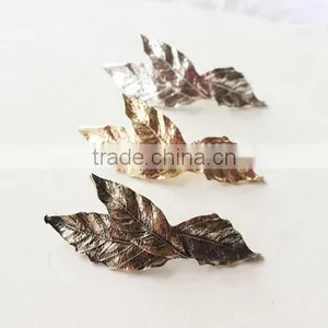 2016 New Metal Clip,Retro Leaf Spring Clip,alloy Leaf Hairpin Headdress for Ladies thumbnail-5
