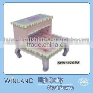 Kids Wooden Antique Step Stool thumbnail-1