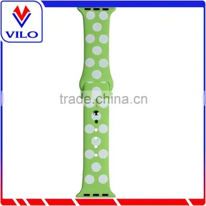 For Apple Watch Best Selling Fashion Design OEM Silicone Watch Strap Watch Band thumbnail-2