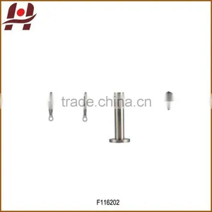 F116202-metal Iron Aluminium Stainless Steel Brass Plated Plain Twisted Extensible Telescopic Window Curtain Poles Rods Pipes thumbnail-1