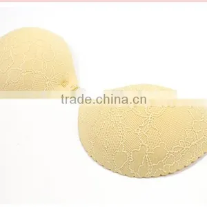 Latest New Backless Sponge Bra Sexy Ladyies Push Up Stylish Purple Lace Fabric Bra thumbnail-3