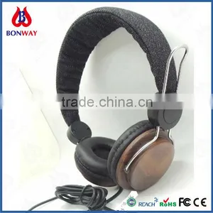 Newest Design Ergonomic Structure Wood Headphones for Girls thumbnail-5