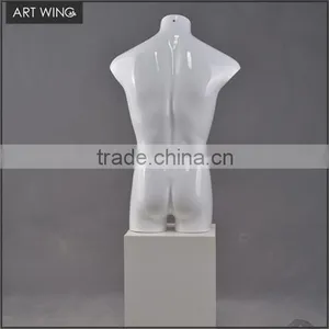 Half Hanging Scale Body Wooden Torso Mannequins With Head thumbnail-5