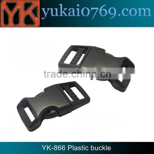 Yukai Black Plastic Shackle Buckle/side Release Plastic Webbing Buckle thumbnail-3