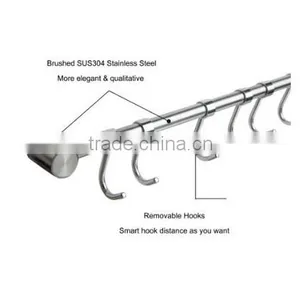 Hot Sell of Stainless Steel Metal Kitchen Hanging Hanger Hook thumbnail-1