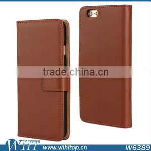 Luxury Genuine Leather Cover Case For IPhone 6 Plus 5.5 Inch Wholesale Case thumbnail-2
