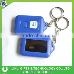 Plastic Led Solar Torch With Keychain thumbnail-4