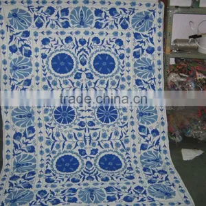 Antique Suzani Embriodery Home Decorative Throws, Rugs, Bedspreads, Cushion & Pillows~Source Directly From Factory in INDIA thumbnail-1