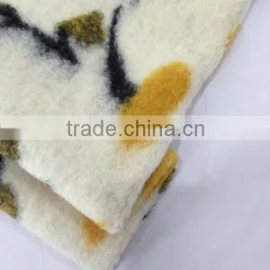 Wool Acrylic Polyester Jacquard Knitted Fabric for Winter Coat thumbnail-2