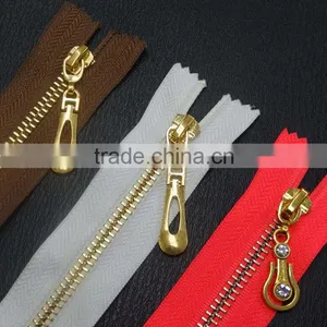 3# 5# 7# China Custom Garment Accessory Double Sided Zipper Metal Zipper thumbnail-1