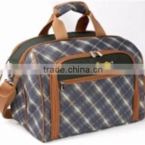 4 Person Picnic Bag With Cooler Compartment/shoudler Strap/carring Handle/front Zip Pocket thumbnail-1