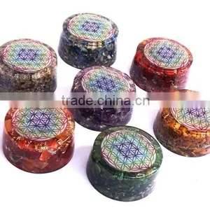 Wholesale Orgone Tower Buster Chakra Set : Flower Of Life thumbnail-2