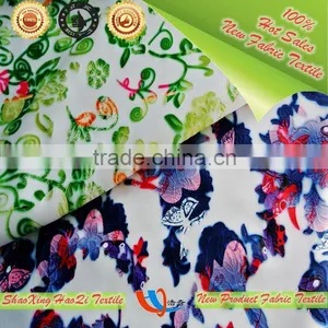 New Woman Clothing Fabric Product Made in China Shaoxing Factory Scuba 3d Print Multicolor Emboss Fabric thumbnail-3